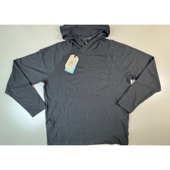 prAna Other - Prana Men’s Altitude Tracker Hoodie Size M Charcoal Outdoor Yoga Hike Run Beach